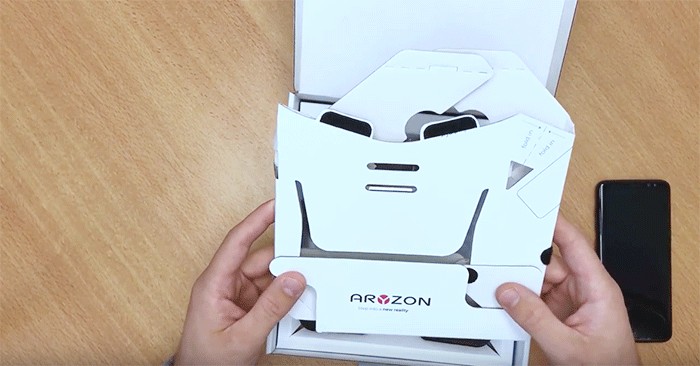 Aryzon,unboxing